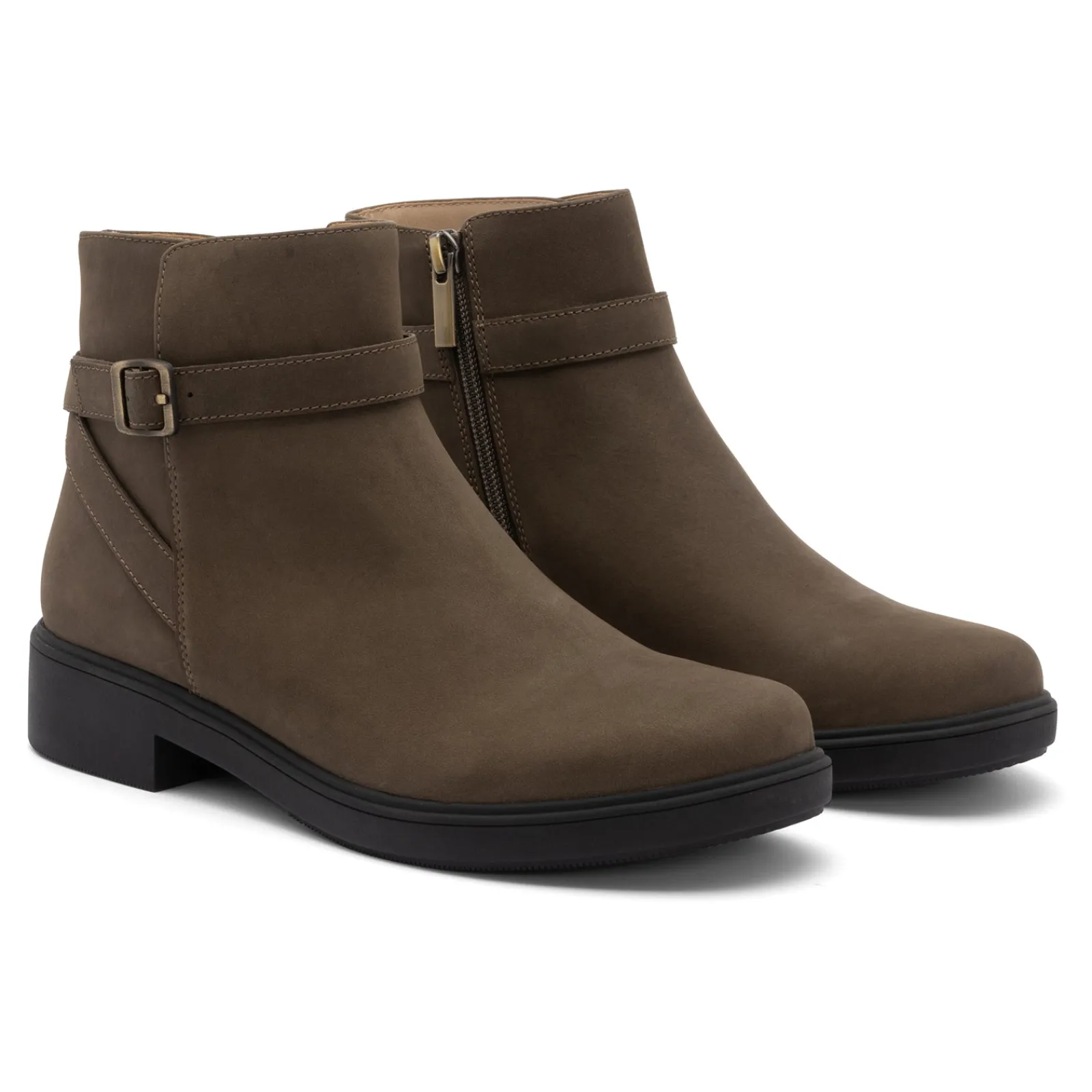 Fashion Compass Buckle Women Boots