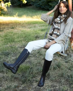 Fashion Compass Stretch Metatarsal Women Boots