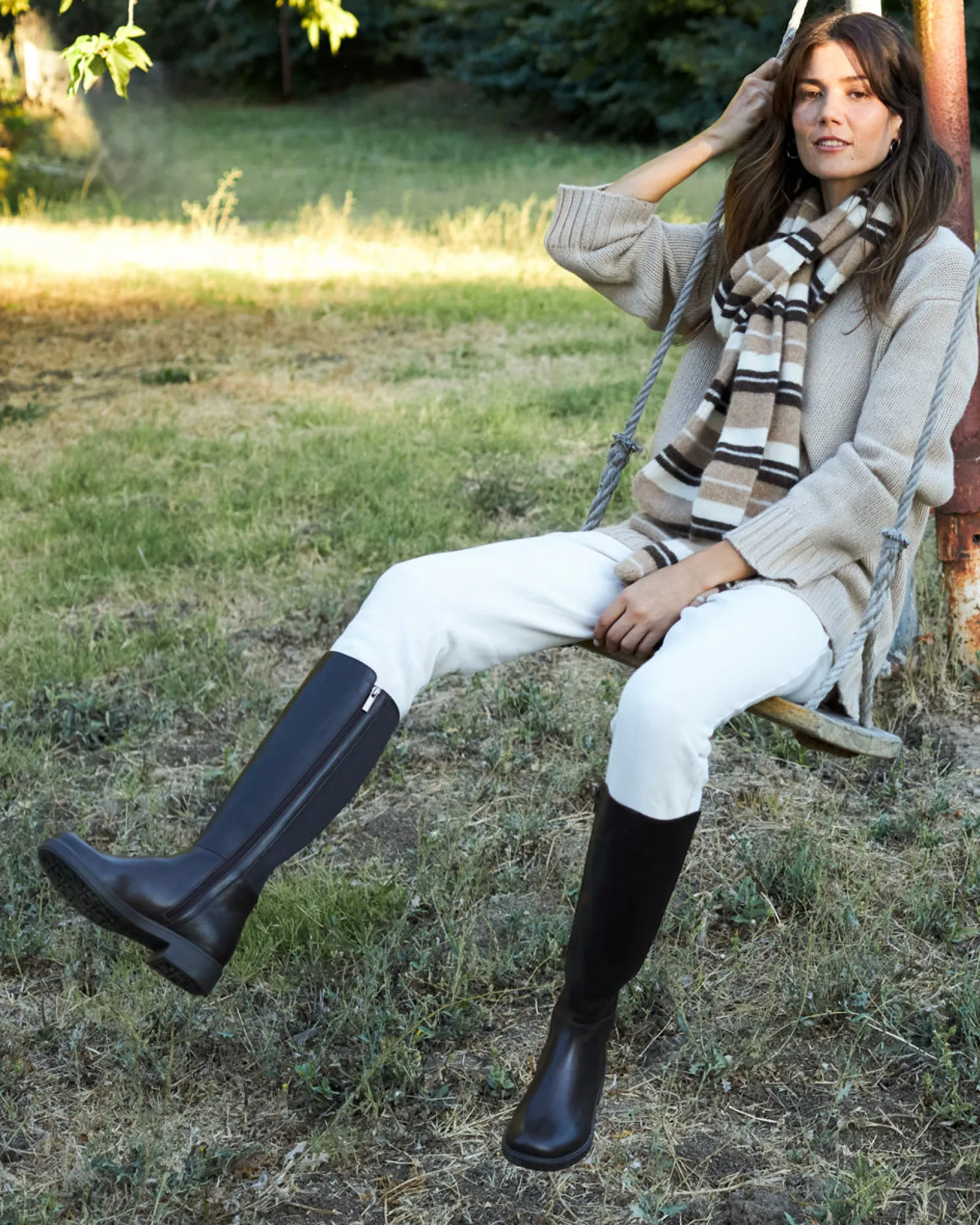 Fashion Compass Stretch Metatarsal Women Boots
