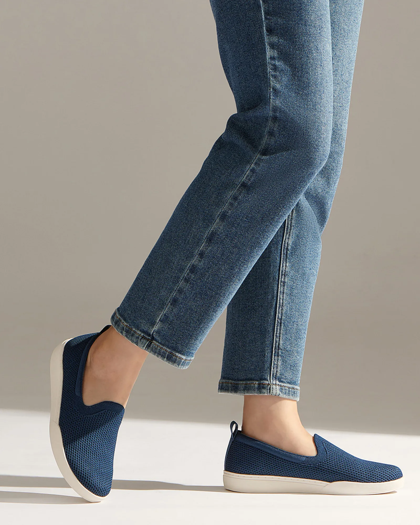 Fashion Encore Knit Slip On Women Walking Shoes|Slip Ons