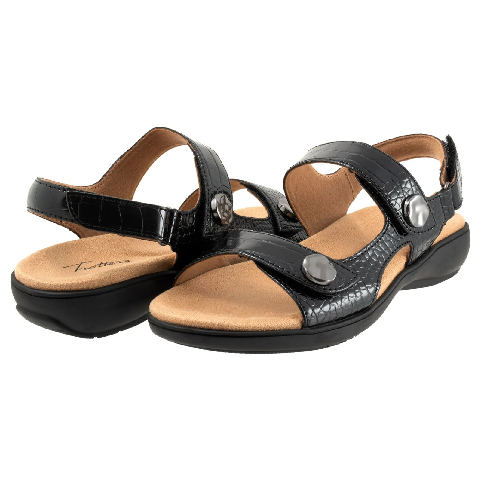 Online Romi Croco Women Adjustable Strap|Sandals